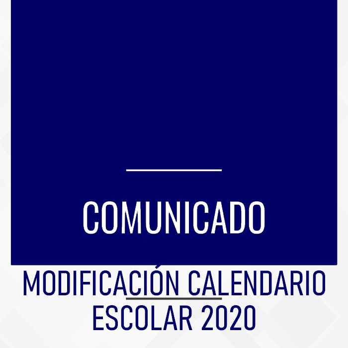 Comunicado Modificaci N Calendario Escolar Colegio Amanecer