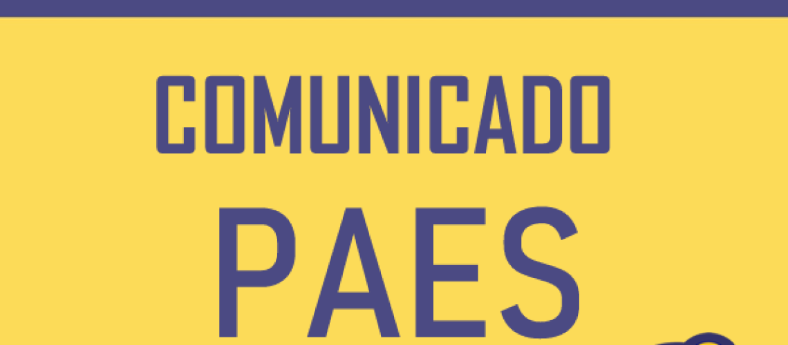 COMUNICADO PAES