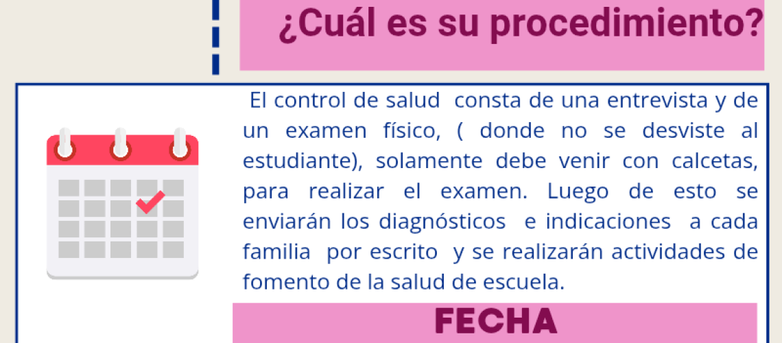 VACUNAS|Control Sano Parvulo a 4º básico